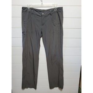 Patagonia womens size M slate athletic track pants cell phone zippered pocket
